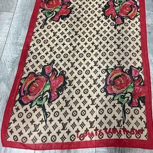 Louis Vuitton Floral Monogram Scarf